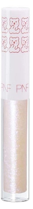 Liquid eye shadow & eyeliner glitter white glossy