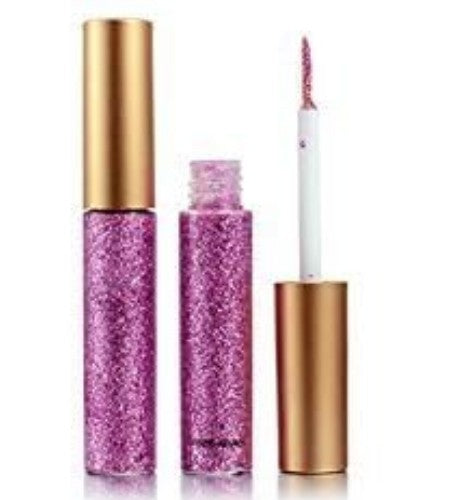Eye shadow rose liquid gloss glitter