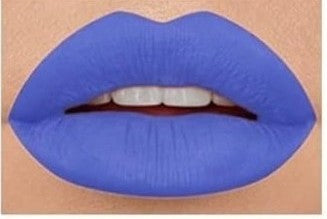 Blue lip color matte high pigmented color DUNUF