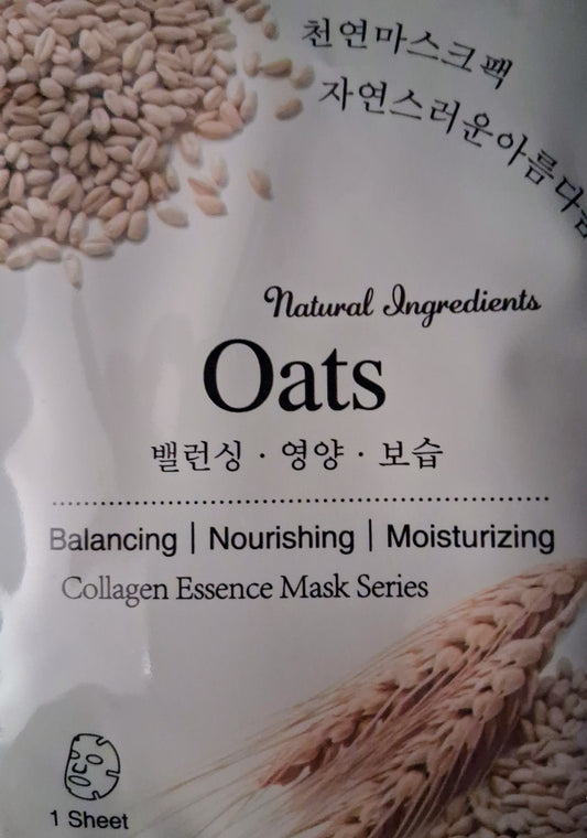 Oats collagen face mask 1 sheet