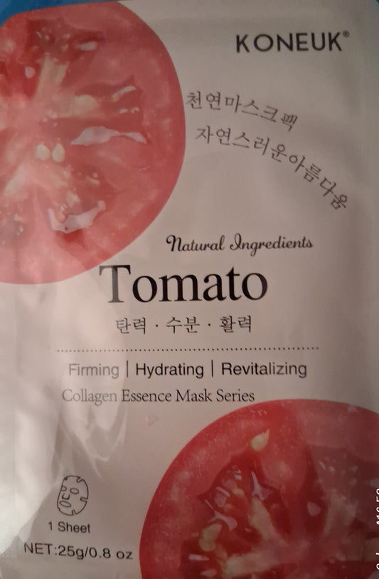 Tomato collagen  face mask