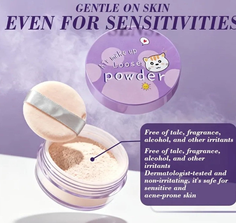 Rozino #2 lightweight setting powder silky air makeup loose powder  finishing powder,gentle on skin . net 5g./0.18oz.
